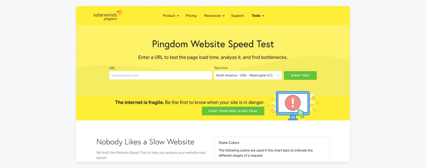 Pingdom Tools